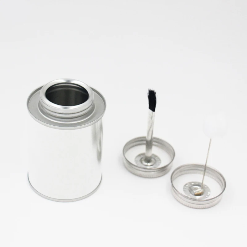 
OEM printed screw top metal round tin can 