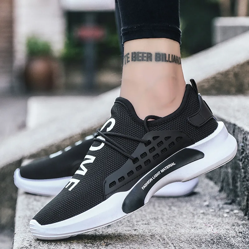 New Men walking Shoes Fashion Breathable Sneakers Mesh Soft Sole Casual Athletic men running Shoes