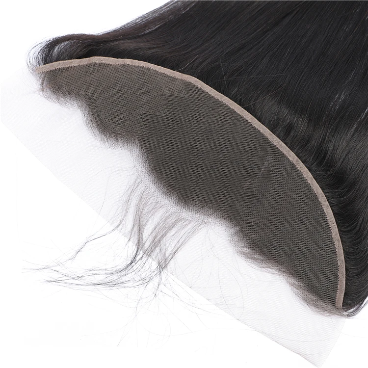 Drop shipping HD transparent lace closure with pre plucked,brazilian 613 cuticle aligned hair HD invisible lace closure vendor