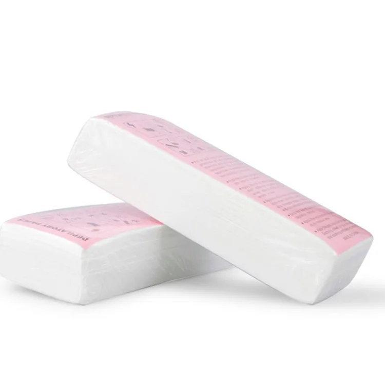 Free sample wholesale  Muslin white/biege wax strips for beauty salon use