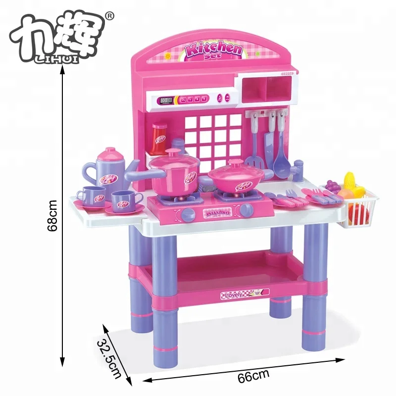 
Role Play Kids Kitchen Cooking Set Toy Juguetes Para Los Ninos 