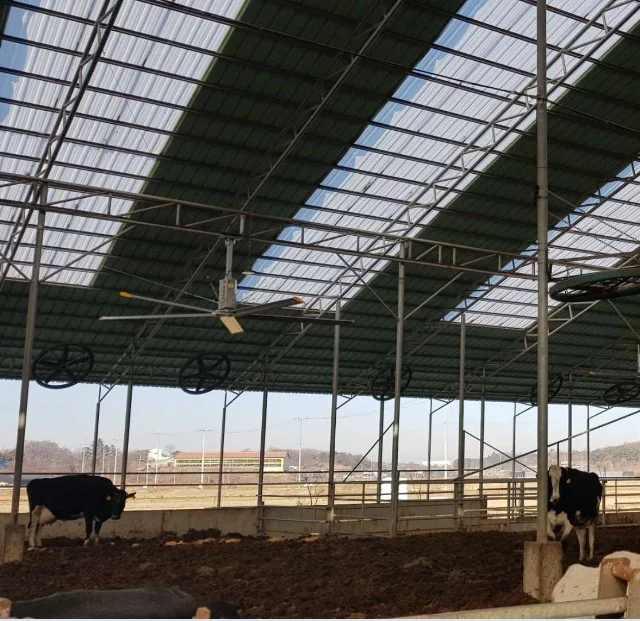 
Kale 24ft high volume low speed industrial use ventilation ceiling fan 