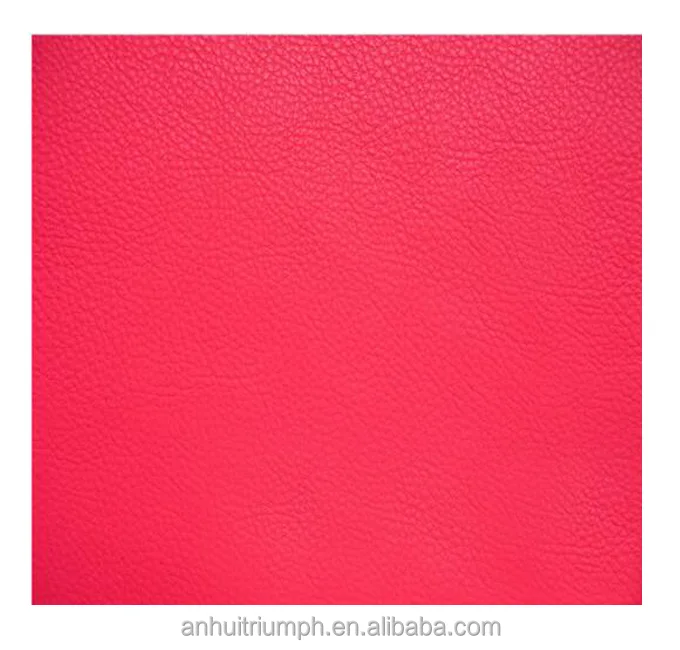High quality artificial litchi grain PU leather for home textile