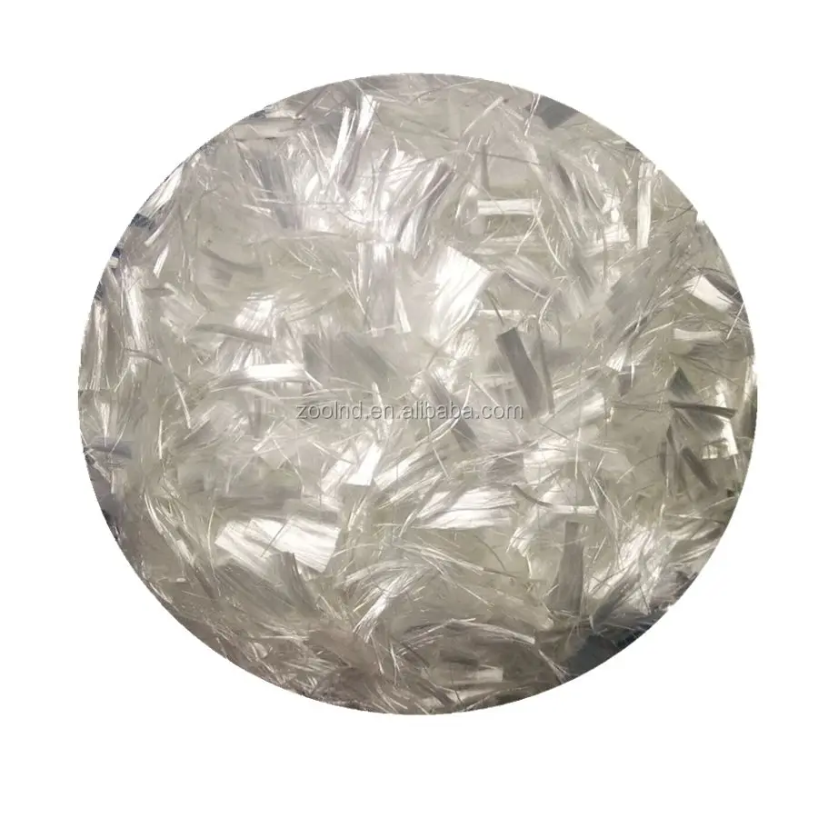 
High Tenacity White 3-19mm PP Fiber for Concrete 