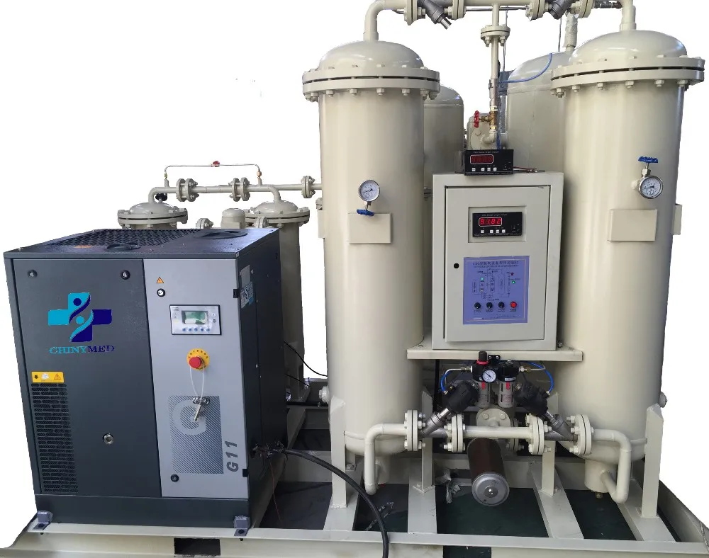 3NM3.4bar oxygen cylinder filling compressor machine station