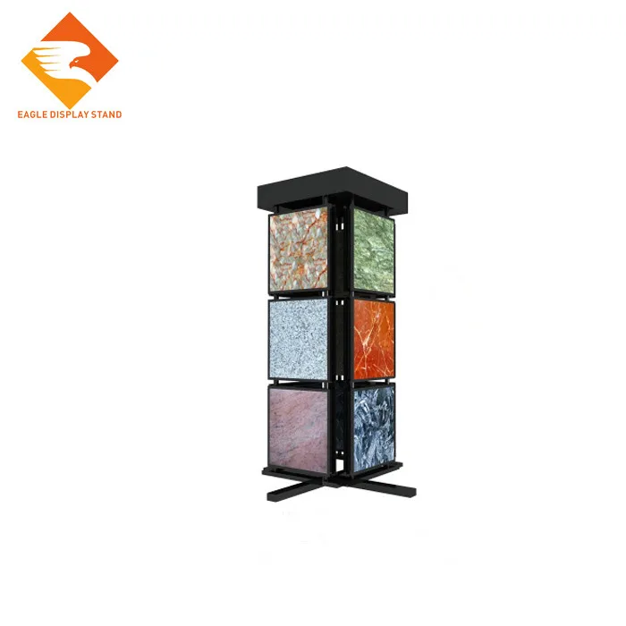 Promotion Sample Display Rack rotating display stand for tile