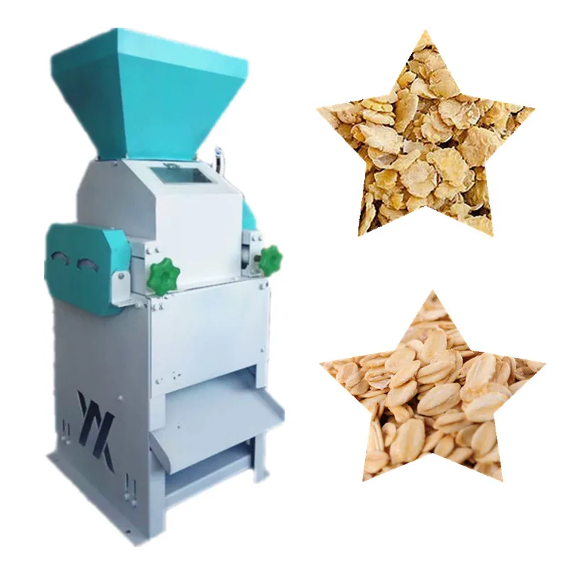 Electric corn flake pressing equipment /oat flattening making machine