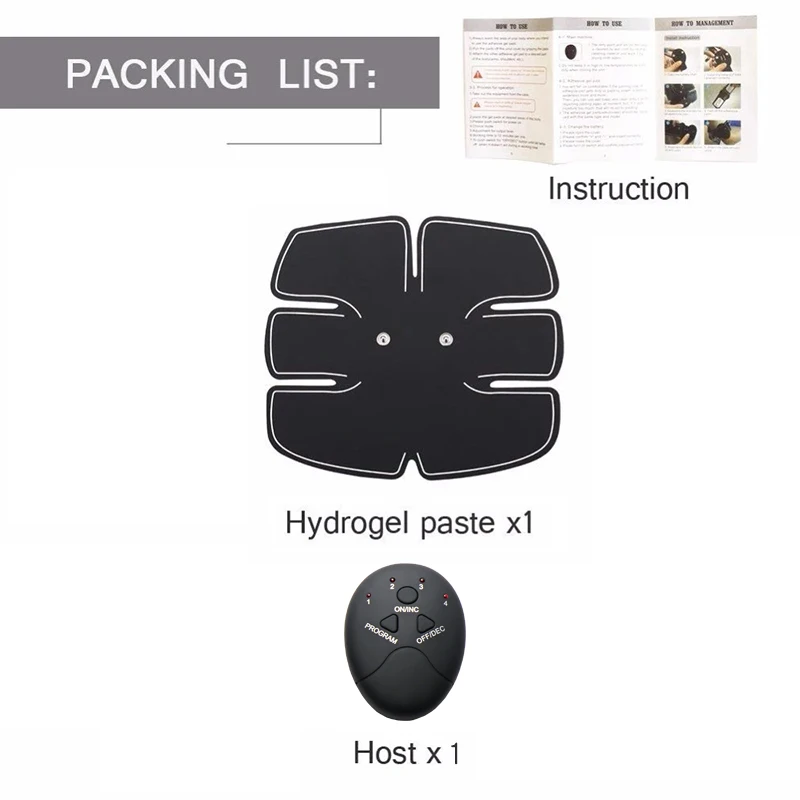 EMS Electronic Custom LOGO Fitness Training AB Massage Stimulation Muscle Trainer Belt