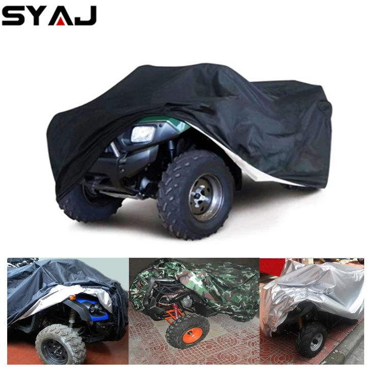 High quality car Quad Bike motorcycle Cover Outdoor Sun UV Dust Rain Protection atv cover waterproof fit for Kawasaki