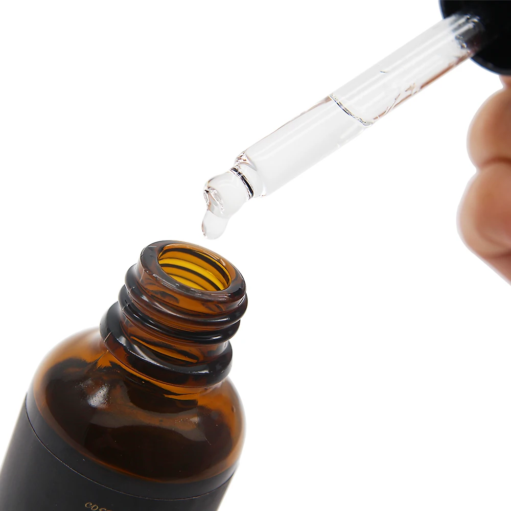 Private Label  Organic 100% Natural Glass Bottle Fragrance Scented Argan Beard Oil For Men