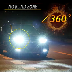 6000Lm 63W Flood 4X4 Atv Offroad Square Yellow Halo Ring Angel Eyes Truck Auto Led Work Light 42 Led Chip