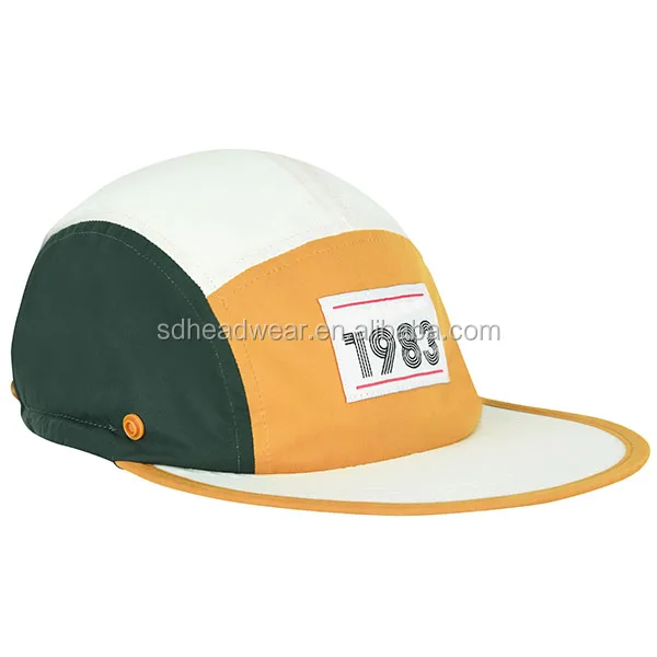 5 panel hats with neck flap hat sunhat
