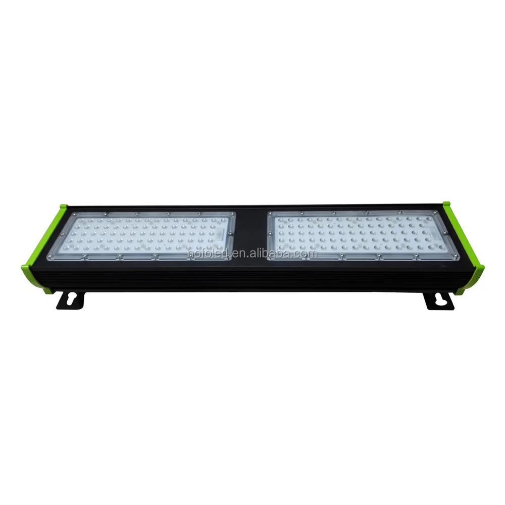IP66 100W Industrial Warehouse LED Linear High Bay Light