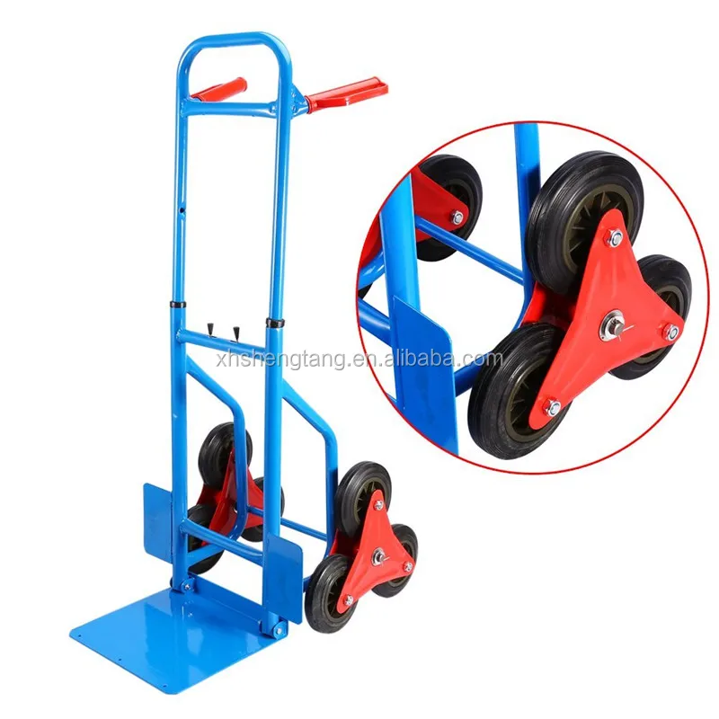 
Six wheels hand trolley for Climbing stairs hand trolley truck 