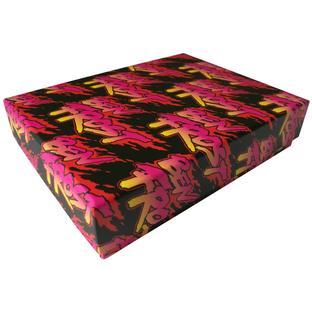 Custom paper cardboard packet gift wedding favor red box