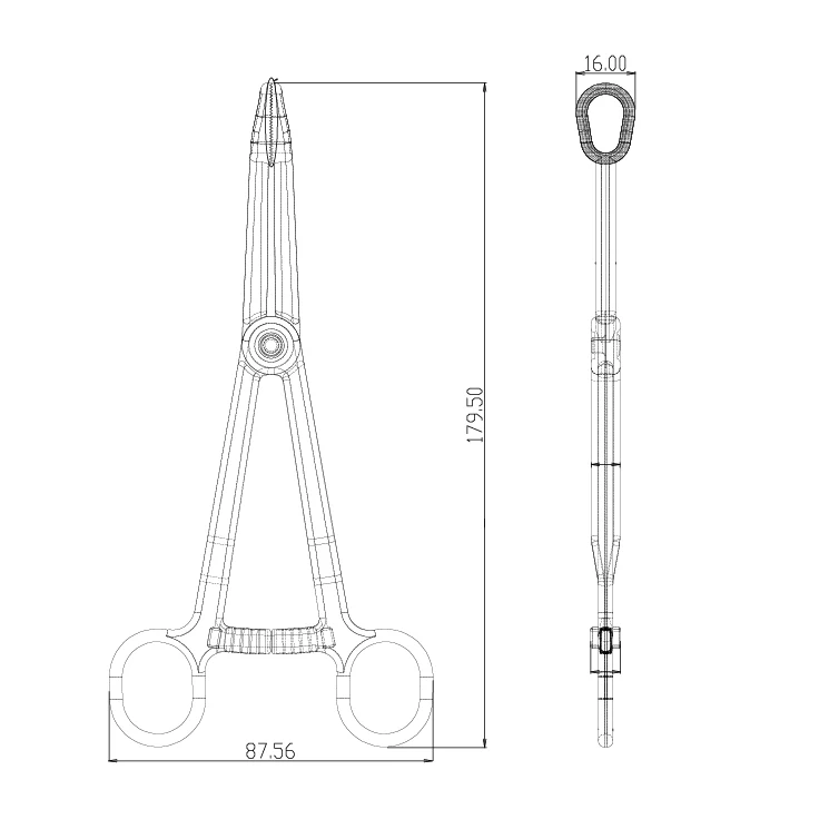 
low price disposable medical clamp plastic forceps 