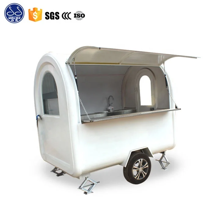 Tow Bar Trailer Outdoor Snack Vending Mobile Coffee Shop
