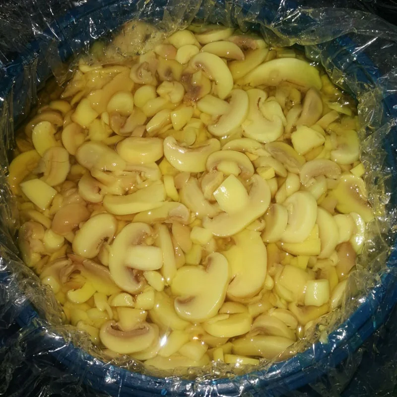 
Chinese manufacturer directly preserved white mushroom in barrel 