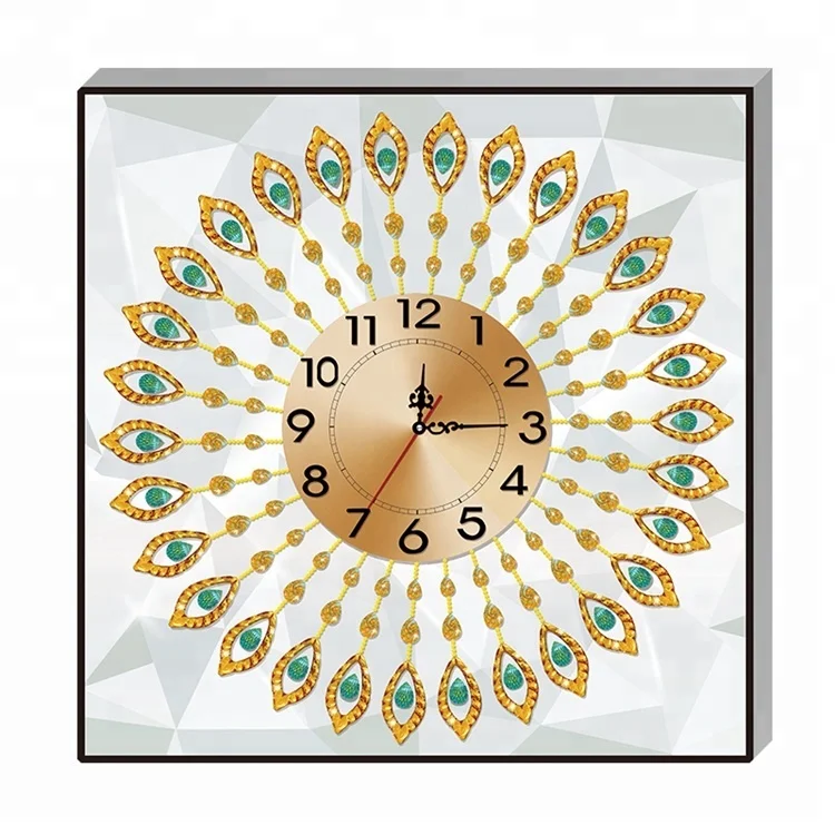 Сделай Сам продукт Современное украшение 55*55 см Кристалл алмазная живопись часы для комнаты