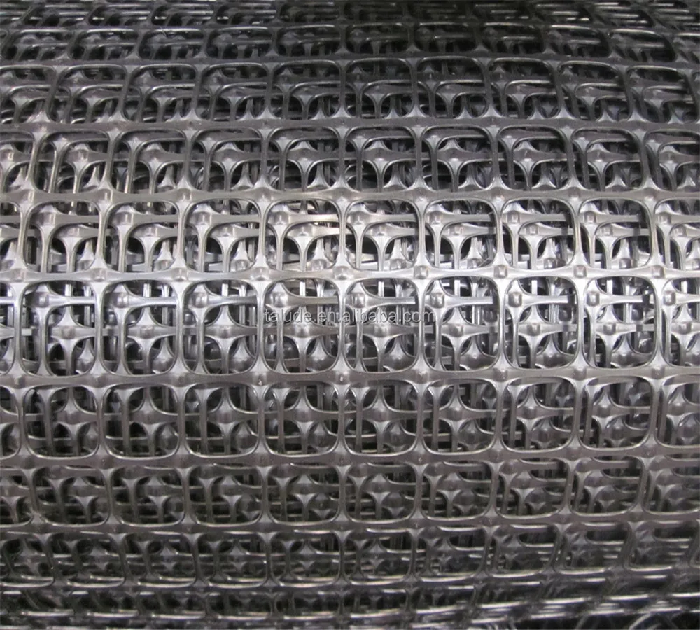 Plastic polypropylene biaxial geogrid gg20 gg30 gg40 gg50