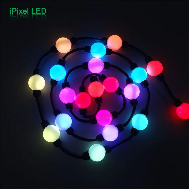 360 degree full color ws2801 led ball pixel module 50mm