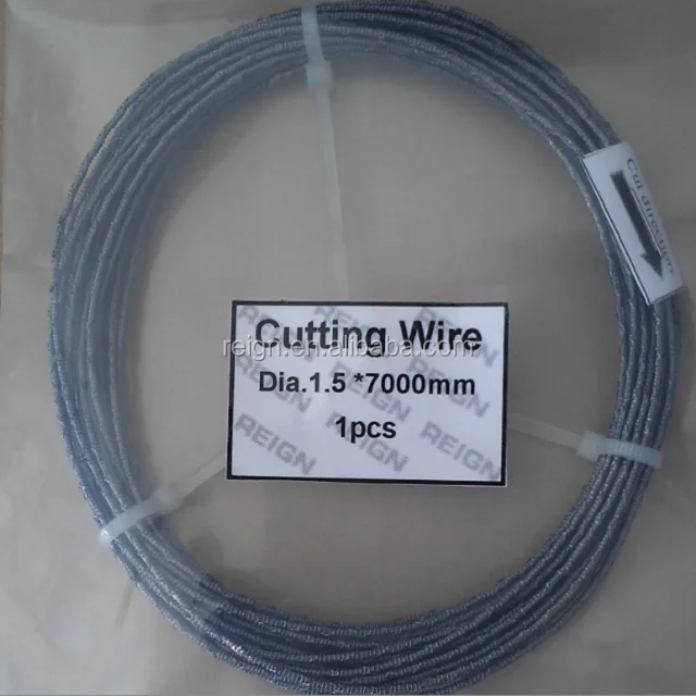 polyurethane foam cutter Abrasive wire cutting wire band saw Cut wire rope for foam glass rock wool rigid foam