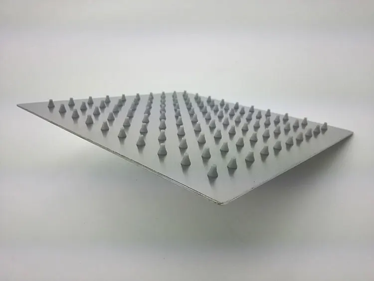 Wall Mounted Rainfall Shower Head System Polished Chrome Shower Set