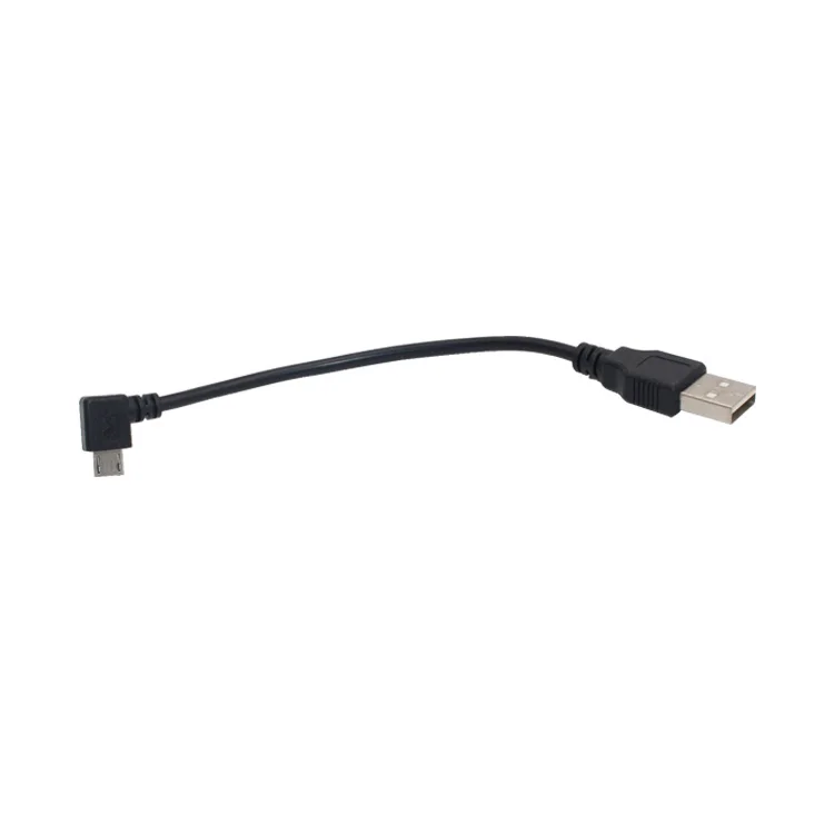 Customizable 1m 2m 3A-5A PVC TPE Micro Type C USB Male to USB 2.0 90 Degree Right Left Angled Usb Cable
