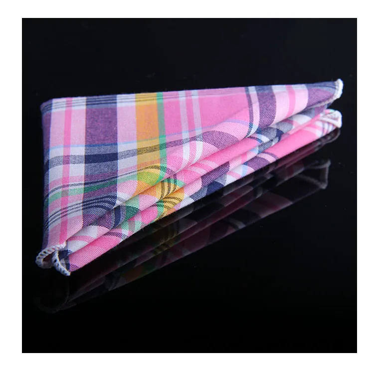 
Pocket Square ,wiping Glasses Print Cloth Handkerchief, Cotton 100% Cotton Men Custom Jacquard Adults Woven 