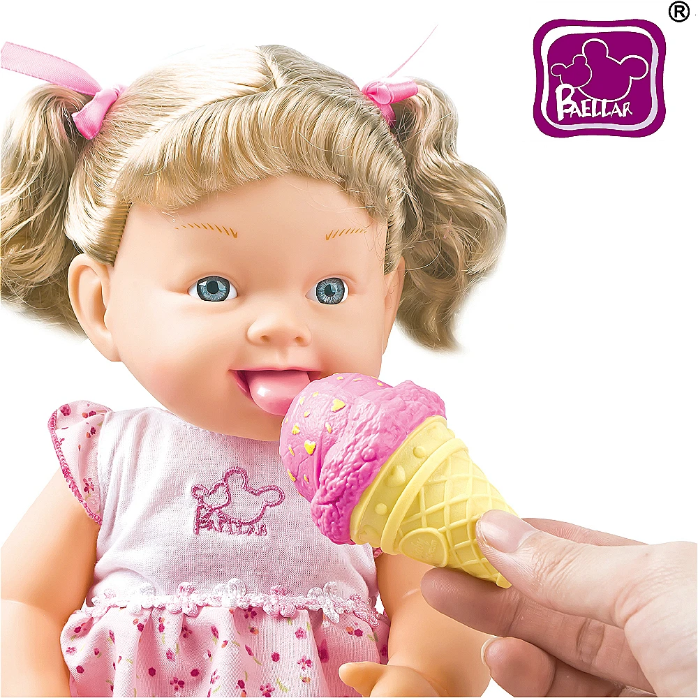 2018 Hot Sales Ice-cream Silicone Reborn Beauty Baby Doll For Children Best Christmas Gift Set