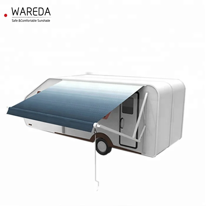 Caravan Accessories Motorized Roll Up Awning for Campervan