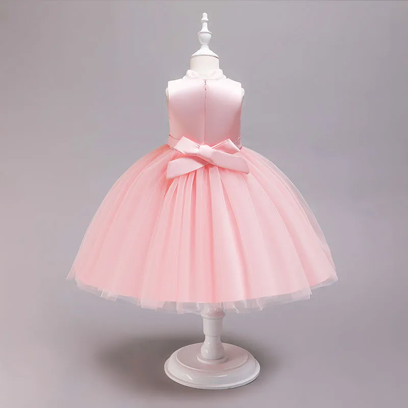 
Kids Baby Girls Mandarin Collar Sleeveless Fashion Chinese Vintage Tutu Dress 