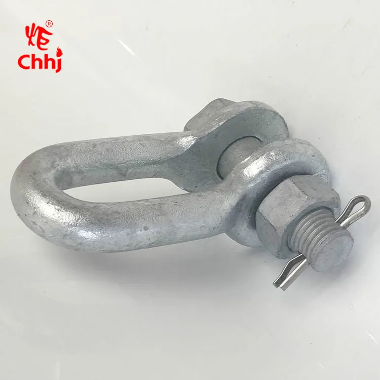 Оцинкованная сталь Якорь Оковы для Накладные изолятор строки подключения