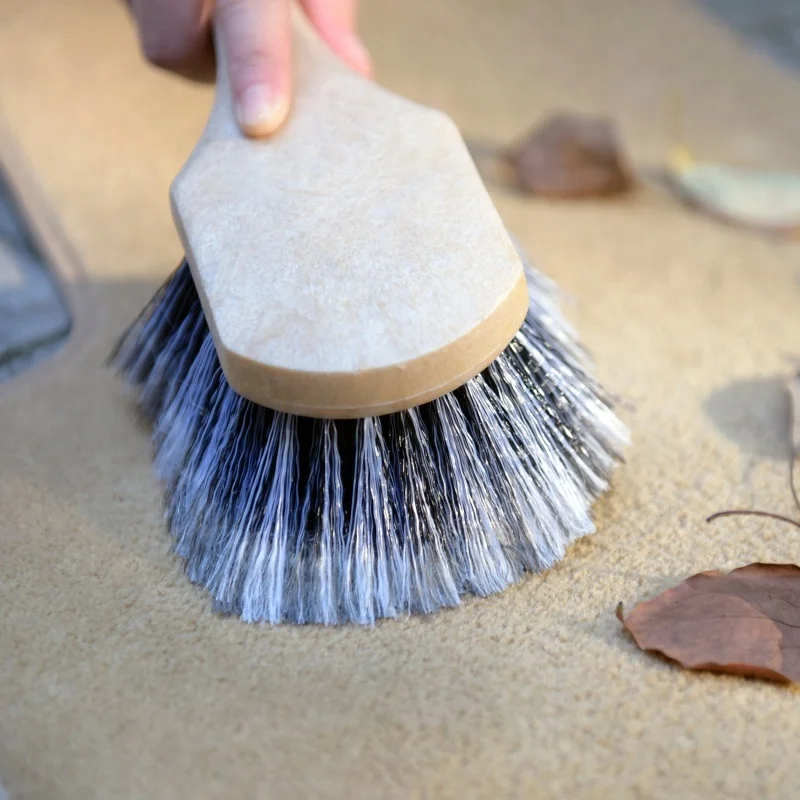 Car Cleaner Detailing Custom Car Interior Washing Brush Soft Microfiber Cleaning Wheel Brush Tire Brush for Car Carpets Mats