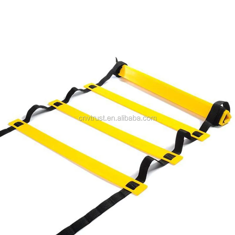 Durable Speed Agility Ladder with Adjustable Thick Rungs for football/basketball/cross training