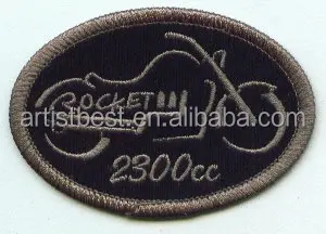 Custom Car Non Woven Fabric Badges Bags patch shoes patch iron on sew on patch for clothing