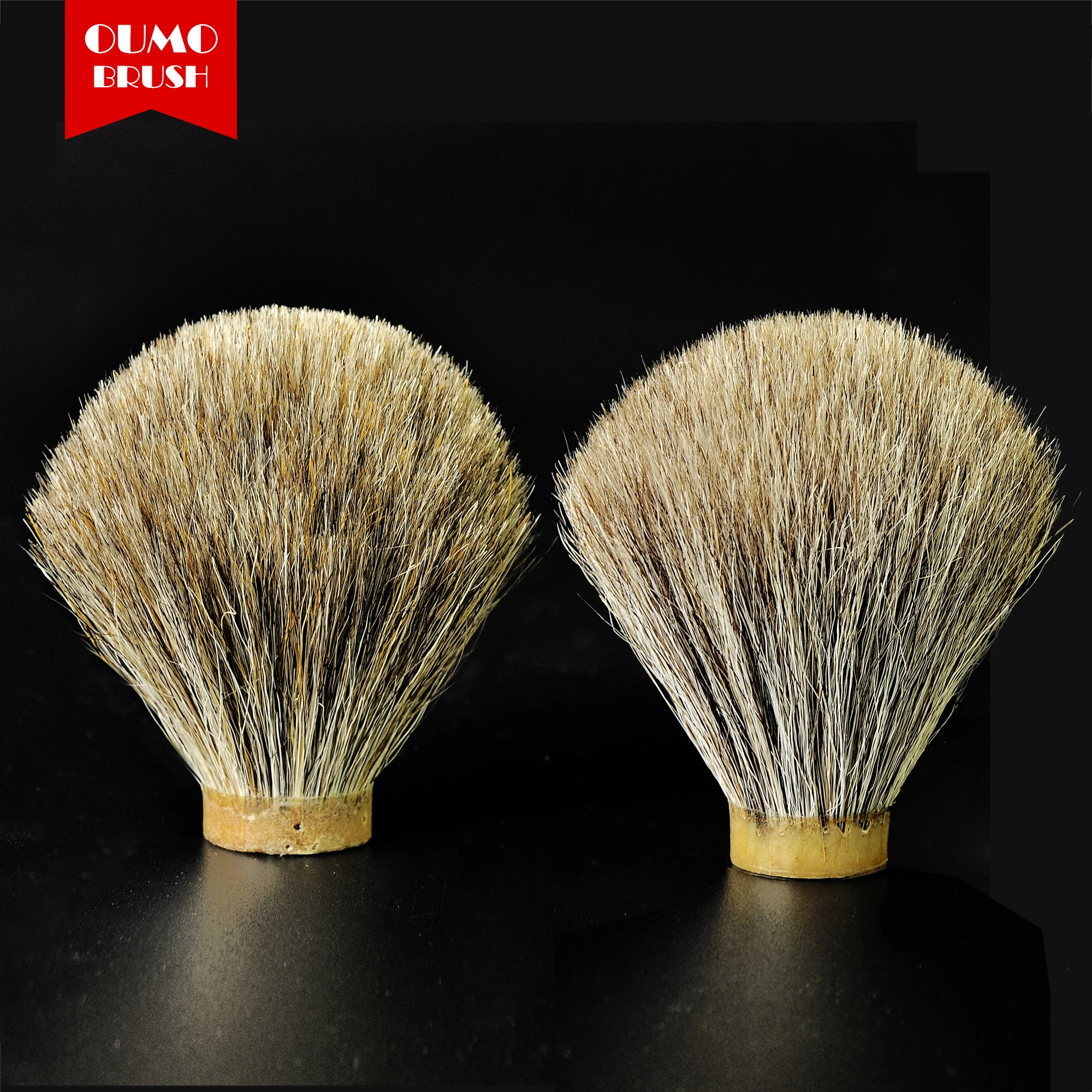 OUMO BRUSH -Wholesale sales promotion high quality horse hair shaving brush knot