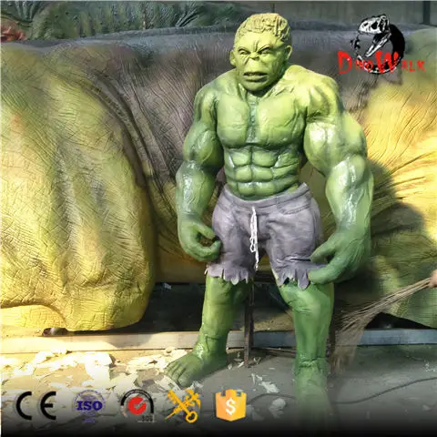 Factory High Simulation Realistic Hulk Costume with Muscle