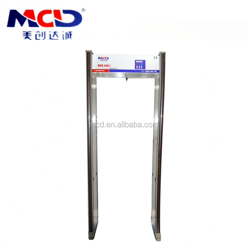 18 Zones Chinese English Operation System Walk Through Metal Detector Used Security Check MCD-500C