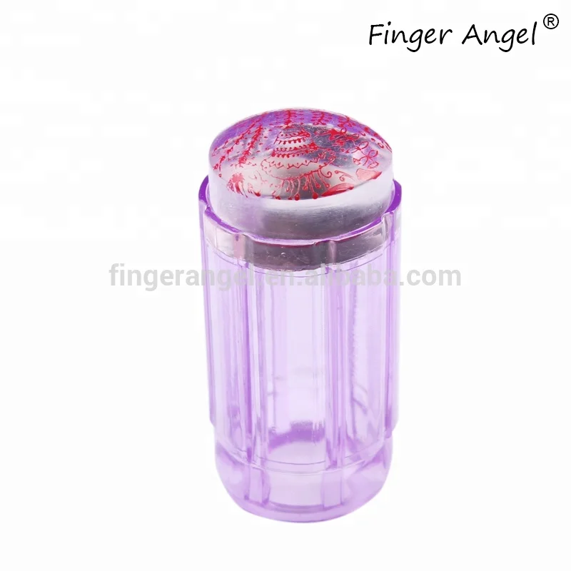 2.8CM Transparent Silicone Jelly Nail Art Stamper