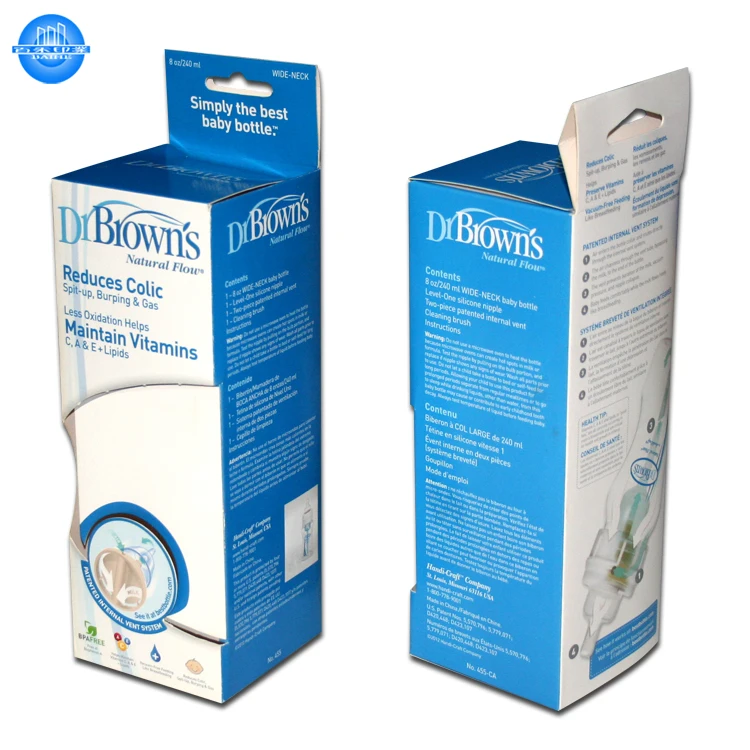 Custom printing beautiful small packaging box for bottle