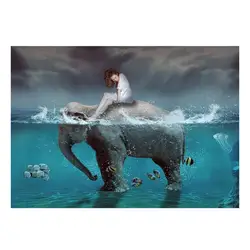 Wish Hot Selling diamond painting animal wolf drill cross embroidery bedroom living room decorative painting wholesale supply