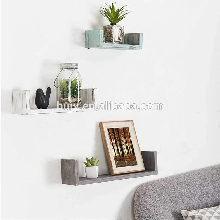 
New Arrival 3 Set Floating U Shelves Home Decor Floating Shelf 