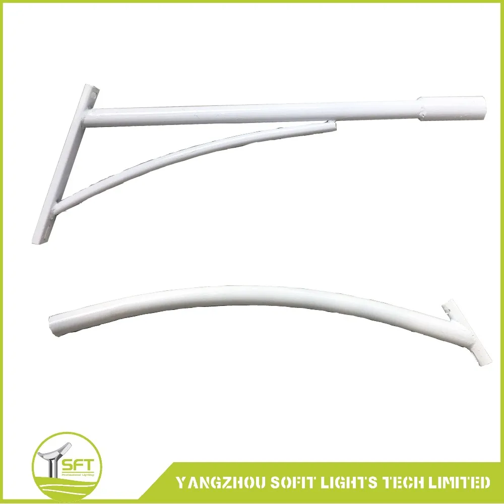 Wall mounted or clamped with concrete pole 1.0m to 1.5m street light arm