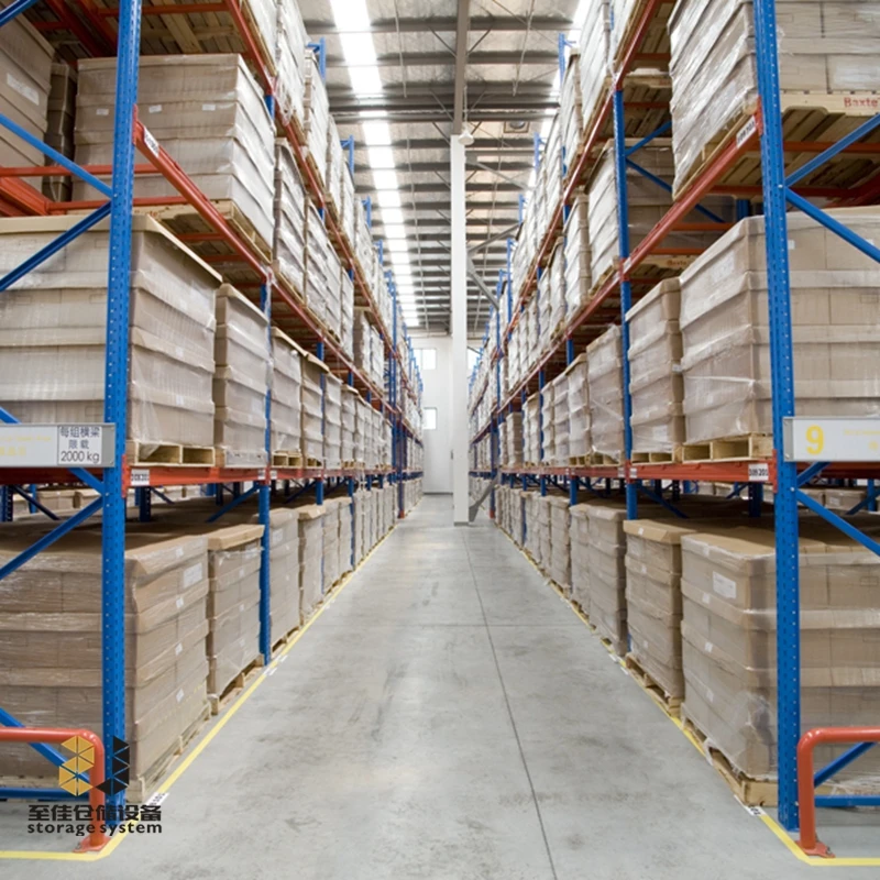 
 Заводская многослойная стойка для тяжелых балок  