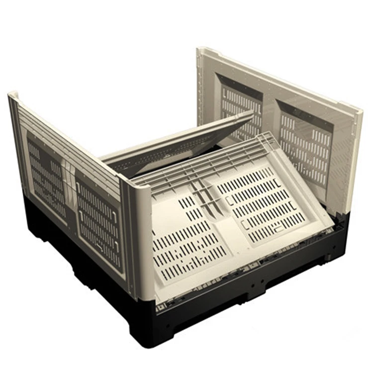 Пластиковый пластиковый складной контейнер большой емкости для хранения HDPE