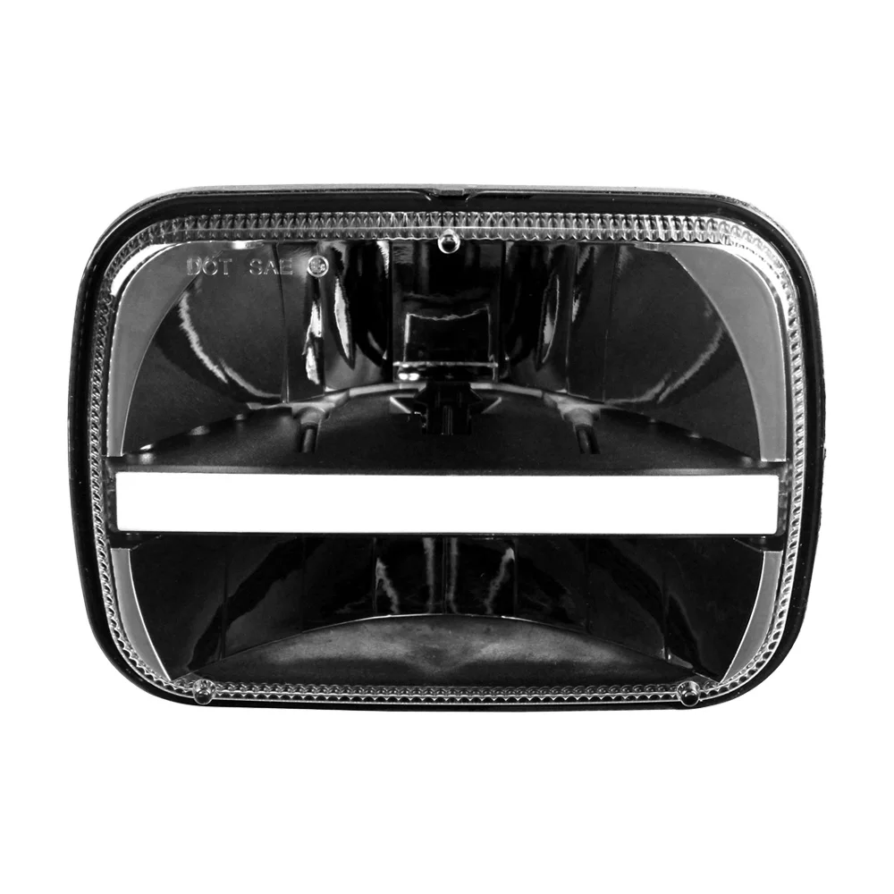 5X7 Inch LED Headlight DRL Amber Turn Signal Headlamp Replacement for Jeep Cherokee XJ Trucks