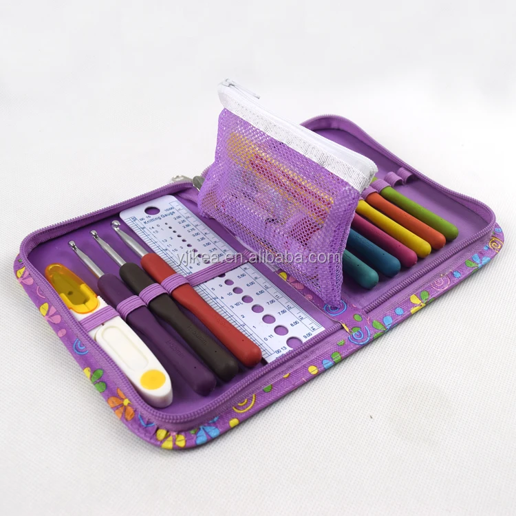 High quality 33pcs Accessories Plastic Wool Knitting Loom Crochet Hook Set