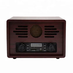 multi functions factory supply 2019 hot sale portable blue tooth antique  radio with USB SD play& recording