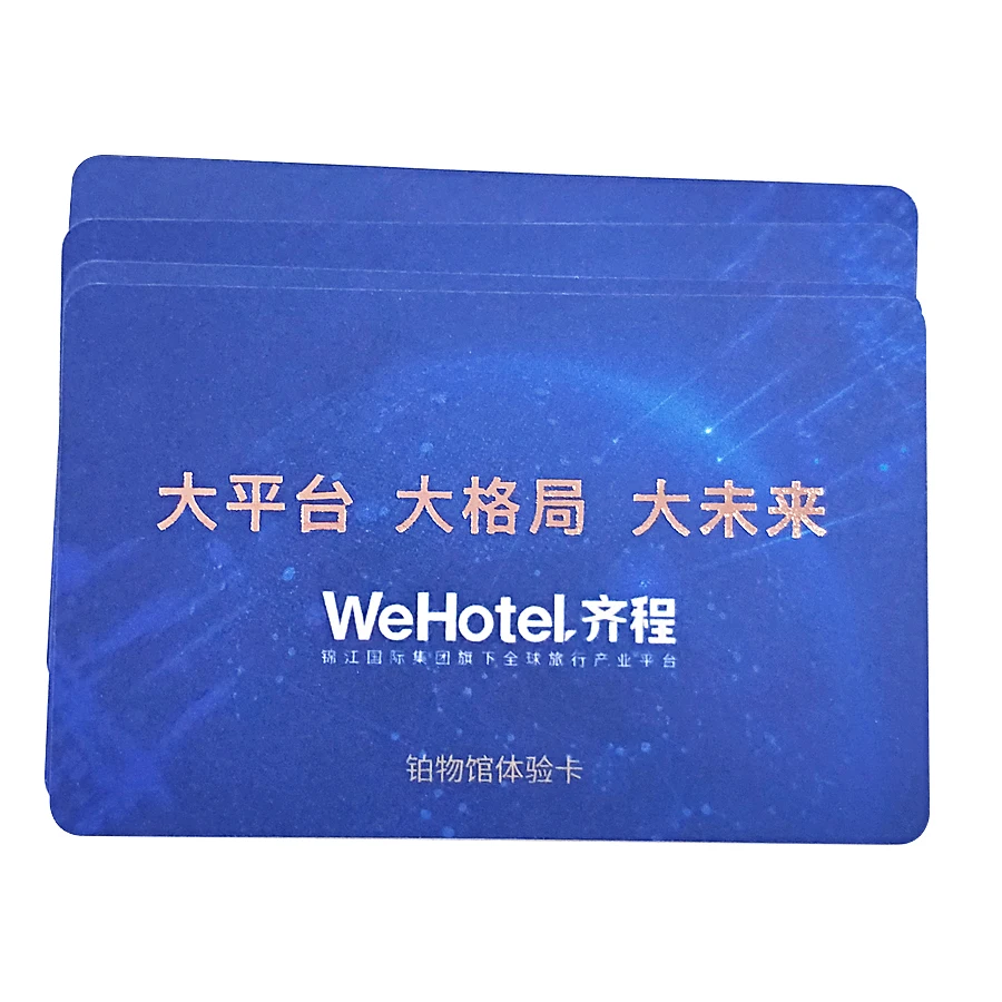 Factory Price Customized Entrance VIP Access/Experience PVC Card with QR Code